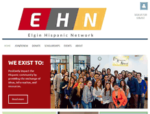 Tablet Screenshot of elginhispanicnetwork.org